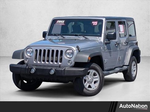 Used 2015 Jeep Wrangler Unlimited Sport w/ Connectivity Group AWD/4WD image 1