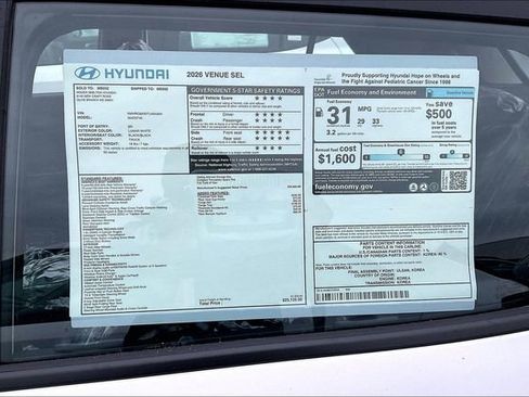 New 2026 Hyundai Venue SEL FWD image 13