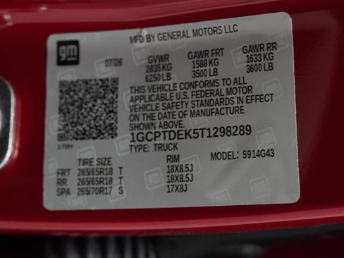 New 2026 Chevrolet Colorado Z71 w/ Technology Package AWD/4WD image 43