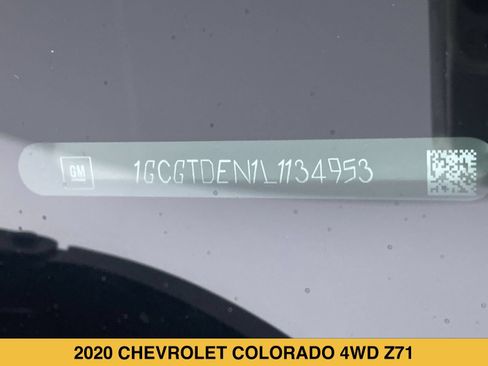 Certified 2020 Chevrolet Colorado Z71 AWD/4WD image 14