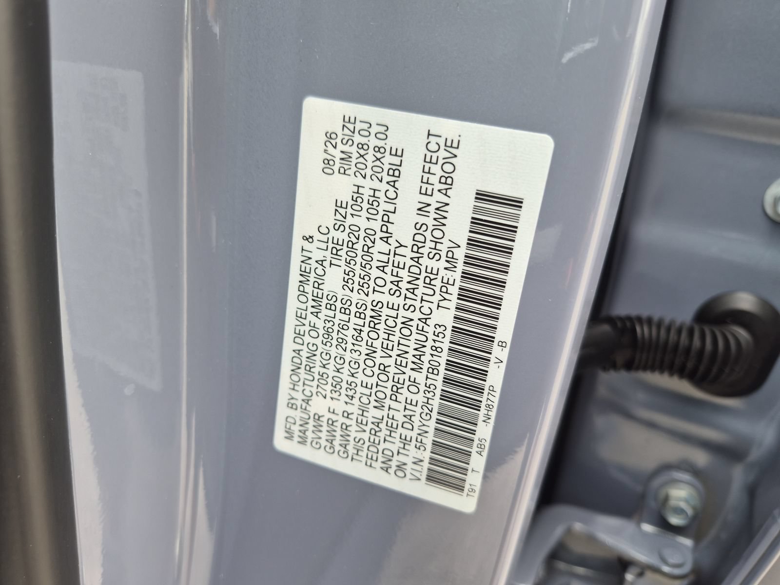 New 2026 Honda Pilot Sport image 23
