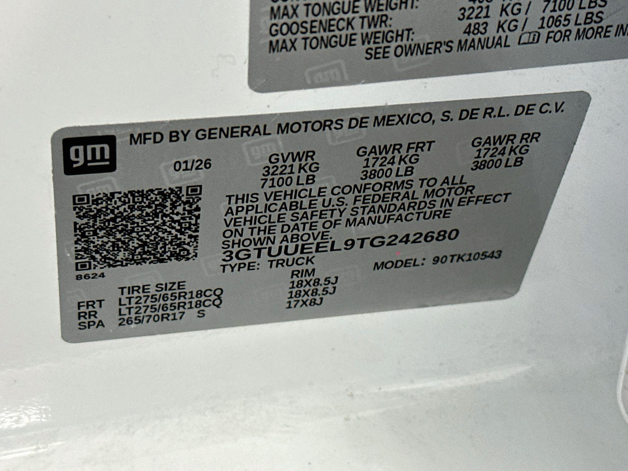Used 2026 GMC Sierra 1500 AT4 AWD/4WD image 12