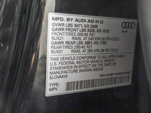 Used 2022 Audi Q8 Premium AWD/4WD image 51
