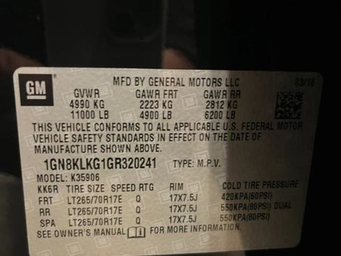 Used 2016 Chevrolet Suburban 3500 LS w/ Driver Alert Package image 15