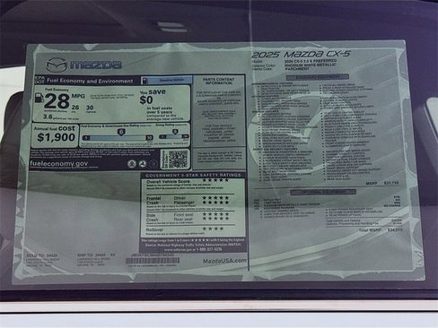 New 2025 MAZDA CX-5 AWD 2.5 S w/ Preferred Package image 20