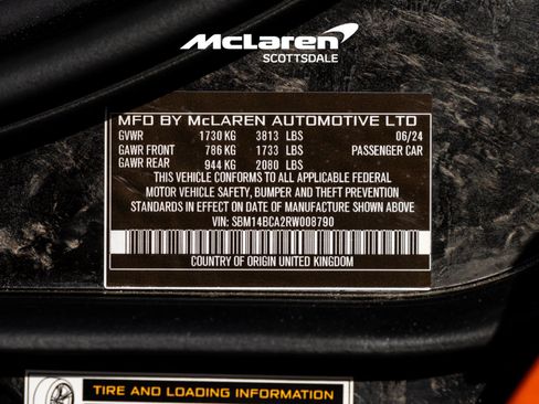 Used 2024 McLaren 750S Spider RWD image 60