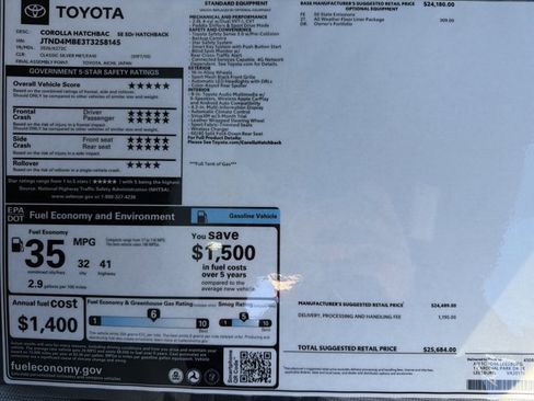 New 2026 Toyota Corolla SE image 21