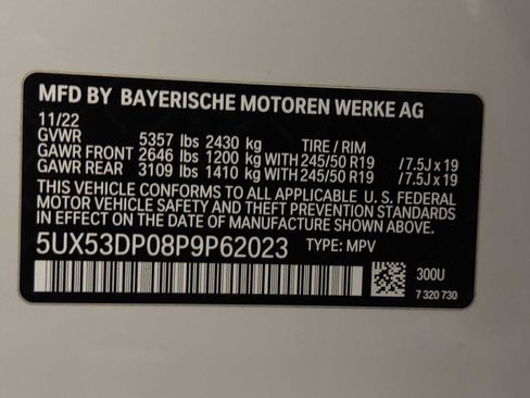 Certified 2023 BMW X3 xDrive30i w/ M Sport Package image 22