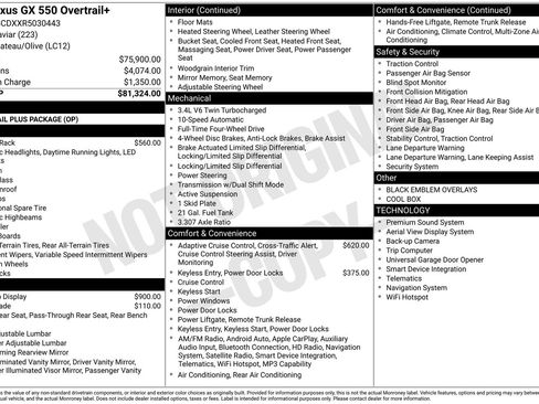 Used 2024 Lexus GX 550 image 40