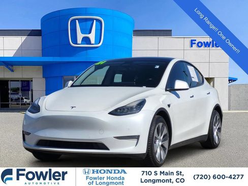 Used 2021 Tesla Model Y Long Range AWD/4WD image 1