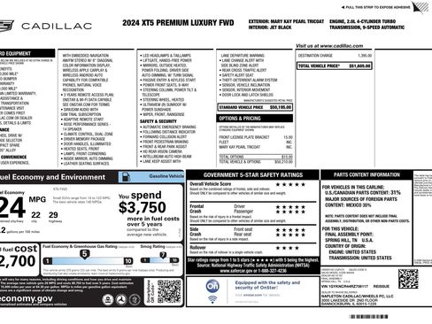 Used 2024 Cadillac XT5 Premium Luxury image 6
