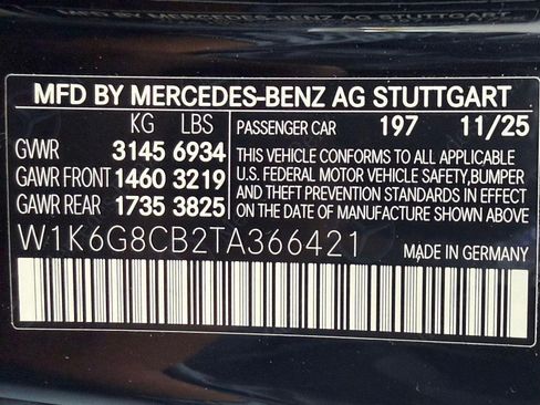 New 2026 Mercedes-Benz S 63 AMG S image 20
