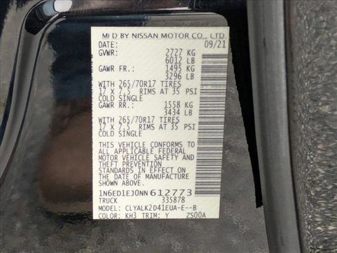 Used 2022 Nissan Frontier Pro-X w/ Pro-X Premium Package image 25