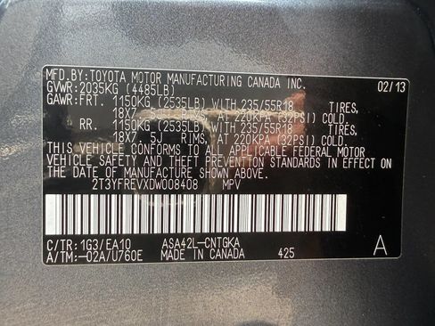 Used 2013 Toyota RAV4 Limited FWD image 34