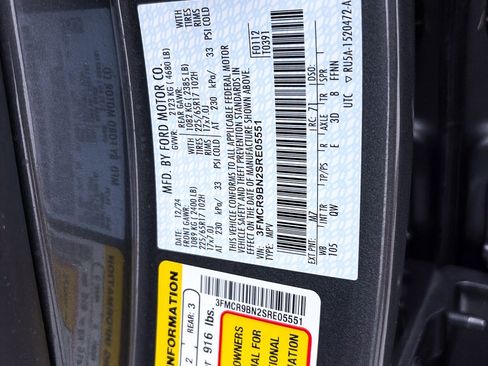 Used 2025 Ford Bronco Sport Big Bend w/ Convenience Package AWD/4WD image 40