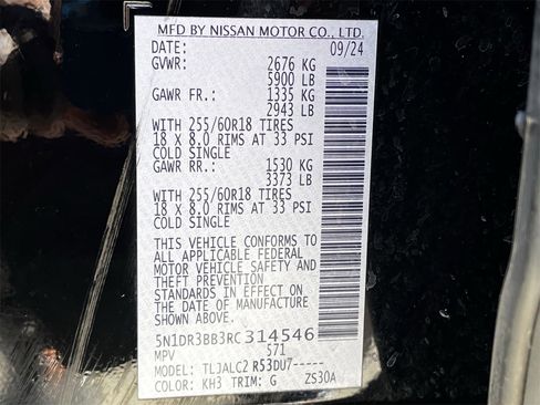 Used 2024 Nissan Pathfinder SV w/ SV Premium Package image 30