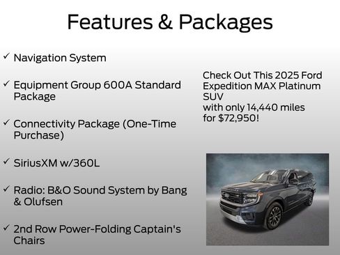 Used 2025 Ford Expedition Max Platinum AWD/4WD image 4