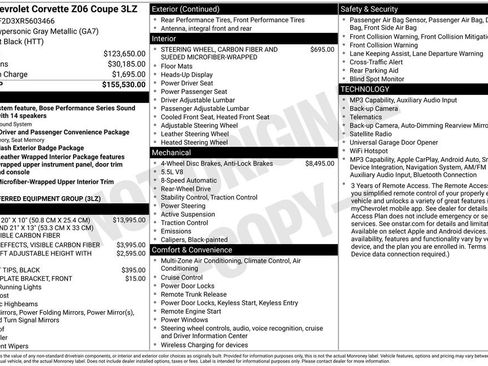 Used 2024 Chevrolet Corvette Z06 RWD image 2