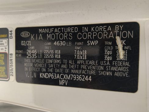 Used 2021 Kia Sportage S image 33