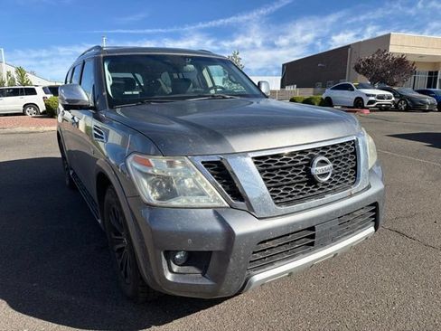 Used 2017 Nissan Armada Platinum w/ Interior Lighting Package AWD/4WD image 3