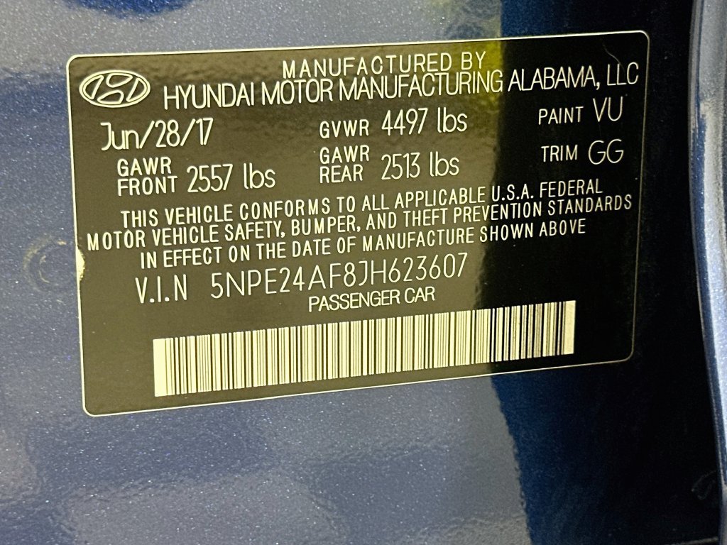 Used 2018 Hyundai Sonata SE FWD image 30
