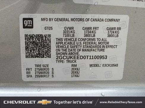 New 2026 Chevrolet Silverado 1500 RST w/ Texas Edition Plus image 28