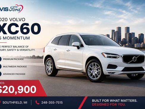 Used 2020 Volvo XC60 T5 Momentum AWD/4WD image 1