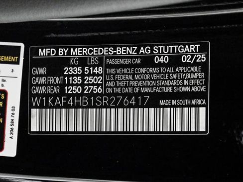 Certified 2025 Mercedes-Benz C 300 4MATIC Sedan image 24