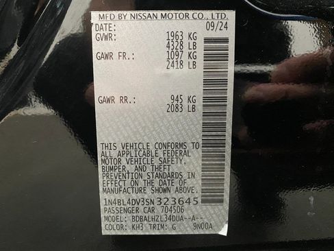 Certified 2025 Nissan Altima 2.5 SV FWD image 29