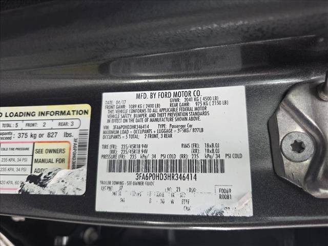 Used 2017 Ford Fusion SE w/ Equipment Group 201A FWD image 25