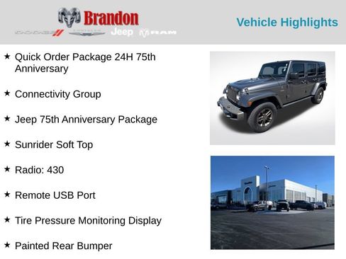 Used 2016 Jeep Wrangler Unlimited Sahara AWD/4WD image 2