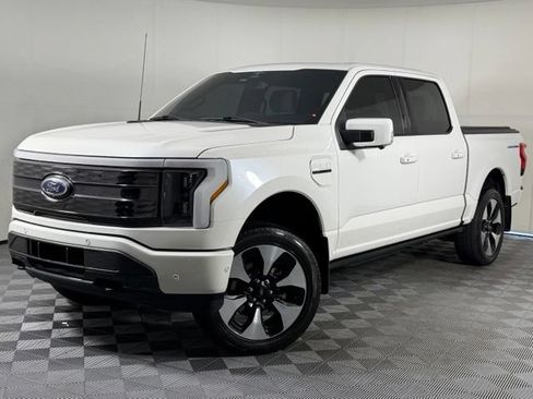 Used 2023 Ford F150 Lightning Platinum AWD/4WD image 1