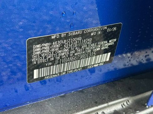 New 2026 Subaru WRX Limited image 36