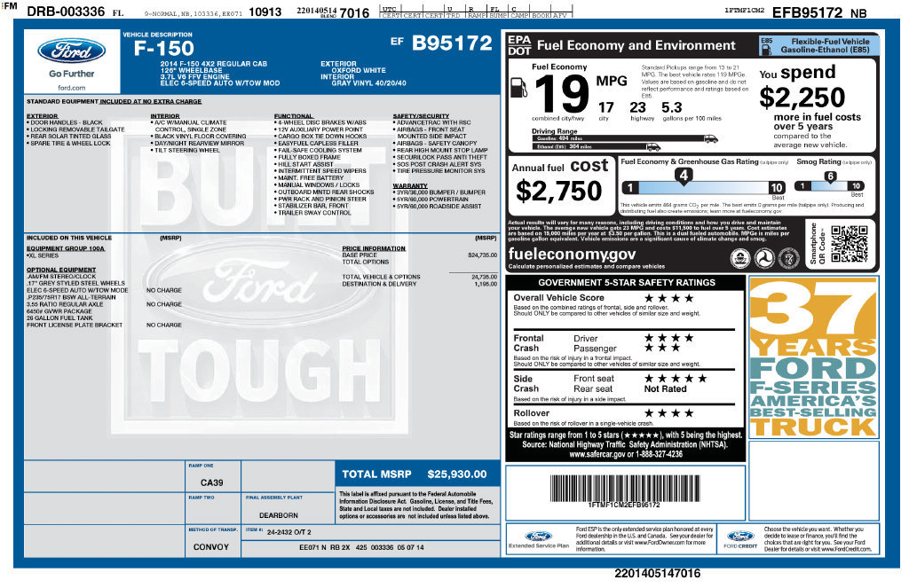 Used 2014 Ford F150 XL RWD image 5