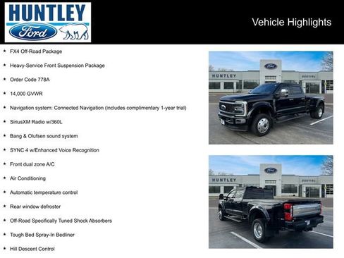 Used 2024 Ford F450 Limited w/ FX4 Off-Road Package image 2
