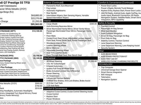 Used 2025 Audi Q7 3.0T Prestige w/ Prestige Package image 37