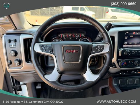 Used 2015 GMC Sierra 1500 SLT w/ SLT Crew Cab Value Package AWD/4WD image 14