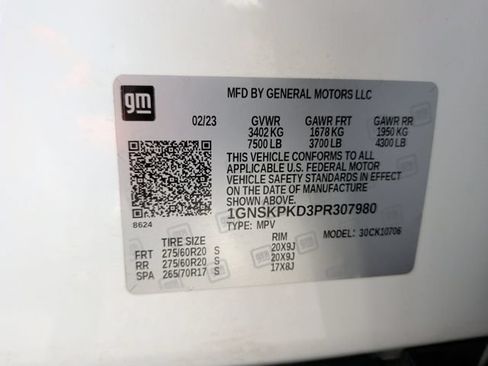 Used 2023 Chevrolet Tahoe Z71 w/ Luxury Package AWD/4WD image 35