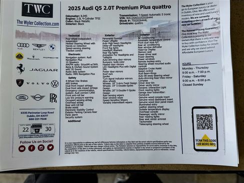Used 2025 Audi Q5 Premium Plus w/ Premium Plus AWD/4WD image 48