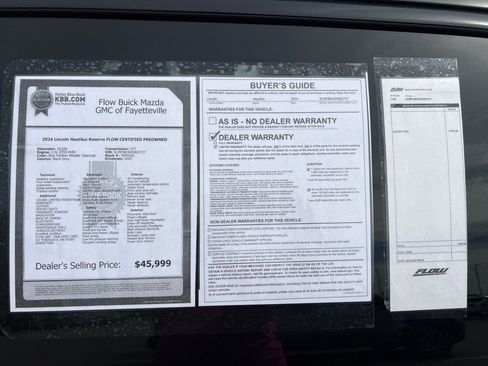 Used 2024 Lincoln Nautilus Reserve w/ Equipment Group 202A image 33