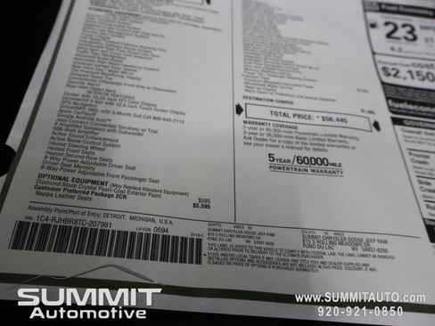 New 2026 Jeep Grand Cherokee Limited Reserve image 42