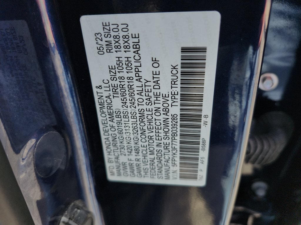 Used 2023 Honda Ridgeline RTL-E image 36