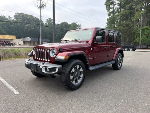 Used 2022 Jeep Wrangler Unlimited Sahara w/ LED Lighting Group AWD/4WD image 2