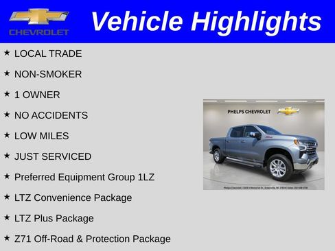 Certified 2023 Chevrolet Silverado 1500 LTZ AWD/4WD image 2