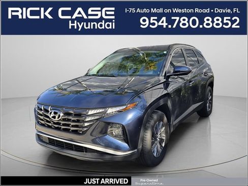 Used 2023 Hyundai Tucson Blue w/ Cargo Package AWD/4WD image 1
