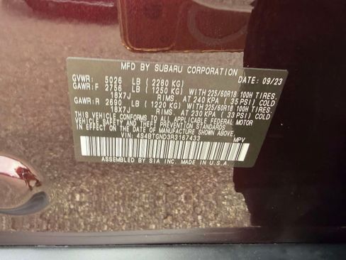 Used 2024 Subaru Outback Limited XT AWD/4WD image 19