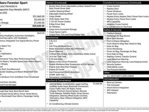 Used 2024 Subaru Forester Sport image 28