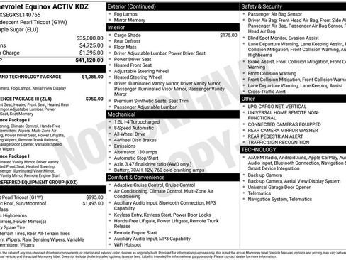 Used 2025 Chevrolet Equinox ACTIV w/ Safety and Technology Package AWD/4WD image 23