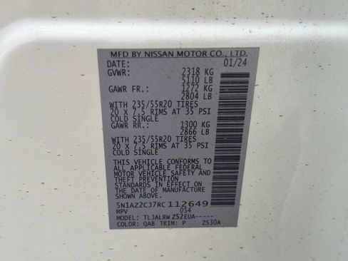 Used 2024 Nissan Murano SL FWD image 28