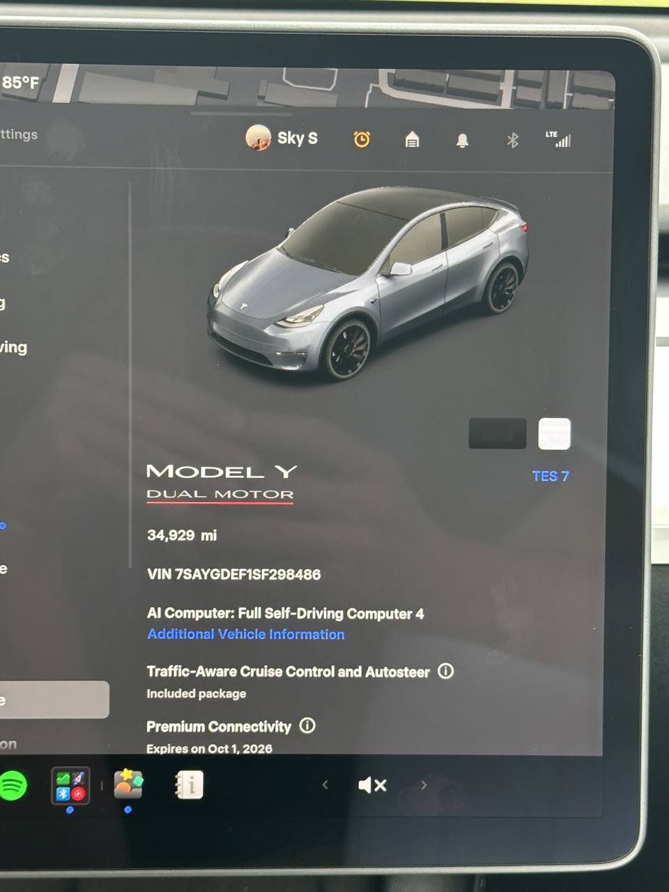 Used 2025 Tesla Model Y Performance AWD/4WD image 36